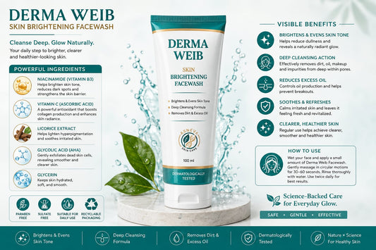 Derma Weib – Skin Brightening Facewash (100ml)